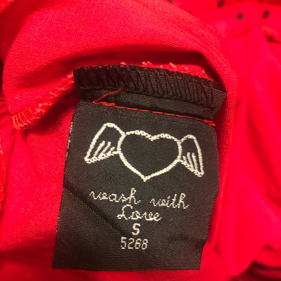 hell bunny red polka dot skirt - Picture 7 of 9